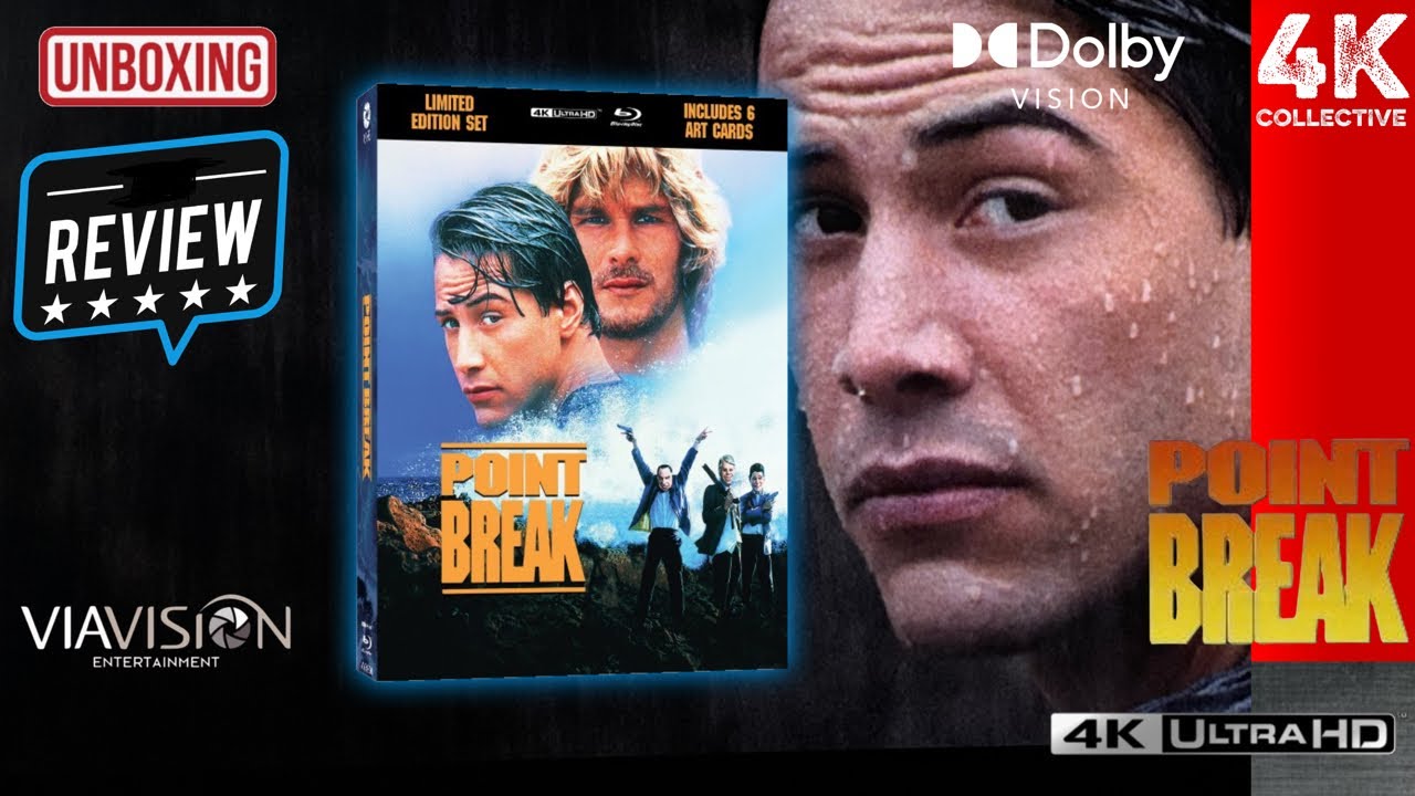 Viavision Viavision release Point Break 4K UltraHD Blu-Ray Limited Edition 2000 ...