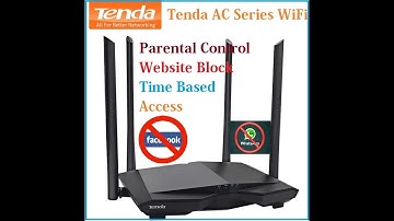 Tenda AC 7 Wireless Router Parental Control and Website Block
