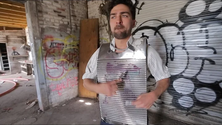 John Michael Early and his washboard