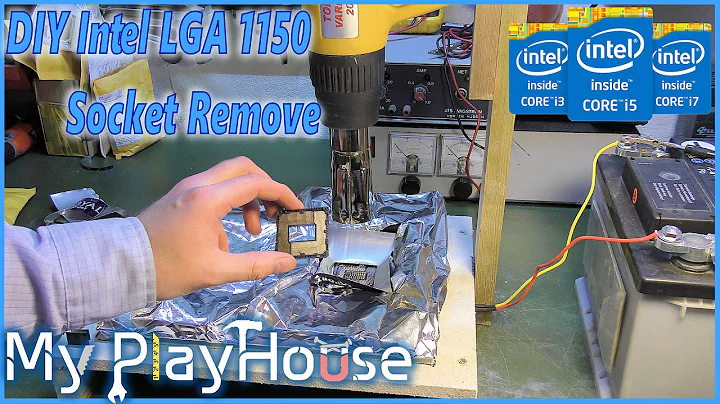 How To DIY CPU socket Remove for repair Intel LGA - 388