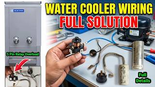 water cooler connection 5 pin relay overload connection ! Fridge wiring, 