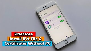 How To Install SideStore - Install iPA File & Renew Certificates Without PC