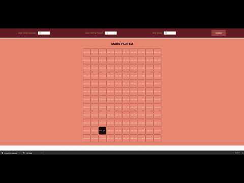 Mars Rover in React JS