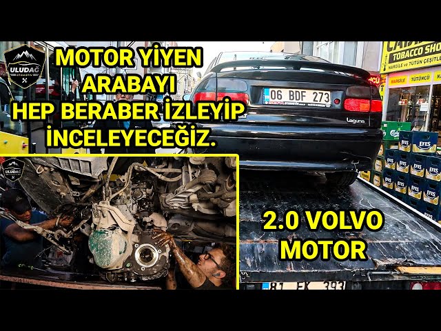 MOTOR YİYEN ARABANIN KAPUTUNU AÇINCA BİZDE ÇOK ŞAŞIRDIK ! (Renault Laguna  2.0 Volvo Motor Rektifiye) - YouTube