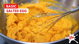 Basic Saus Salted Egg Serbaguna | Saus Telur Asin Serbaguna Ala Resto | Salted Egg Sauce SFW