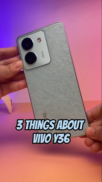 3 things about Vivo Y36 tou need to know ✨ #vivo #techph #techreviewph 