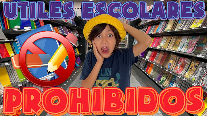 Prohibido ELEGIR los Mismos UTILES ESCOLARES