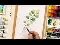 How To Paint Eucalyptus in Watercolor (Easy &amp; Simple)