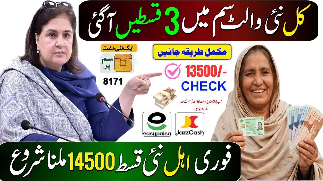 Benazir Income Support Program Check Bisp Payment Check By Cnic | Benazir Income Support | 8171 New Update ...