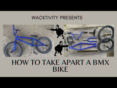 【ジャンク】モンティ BMX フレーム 部品取り How to take apart a BMX bike - YouTube