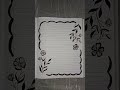 Border Design Ideas for Project Work | Easy, Simple &amp; Beautiful Border Designs