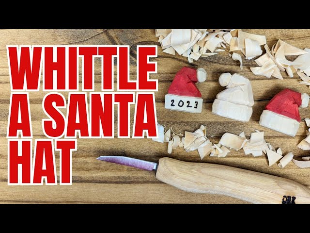  Wood Carving Tools 20PCS Santa Face DIY Whittling Kit