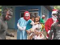 Lucu karung Pit Hitam buat Zefa,  Santa Claus Natal 2018 Manado