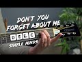 Play 'Don't You Forget About Me' on Guitar with Simple Chords (Simple Minds)