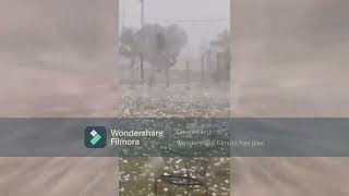 GRANIZADA EN SANTA FE, ARGENTINA.