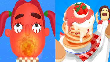 Sandwich Runner Vs Pancake Run - All Level Gameplay Walkthrough Android iOS Ep 5