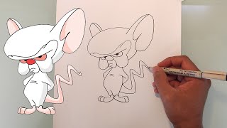 رسم بينكي وبرين Pinky and the Brain