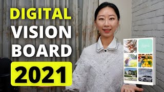 How To Make A Digital Vision Board For 2021 (Goal Setting &amp; Personal Stories)