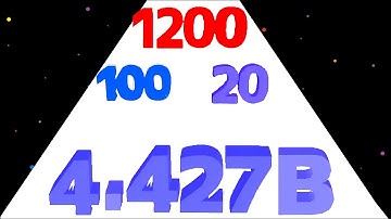 Number Merge Run 3D : Giant Number + ASMR Gameplay ⭐ Merge Simulator Battles ( Part - 02 )