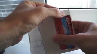 крепление карт для портмоне лесенкой