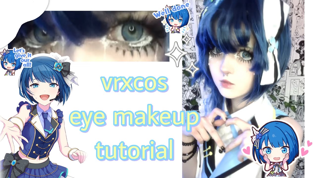 cosplay eye makeup tutorial | vrxcos
