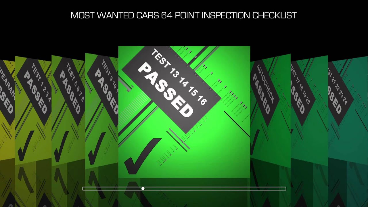 64 Point Inspection Checklist