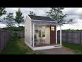 Tiny house design   3 x 4 meters  12m  