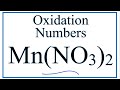 Oxidation Numbers and Nitrate Ions