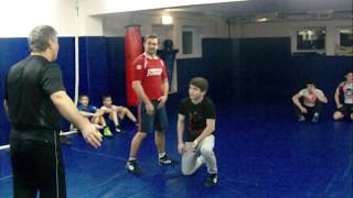 Вольная борьба-мастер класс с Андреем Семенцеовым. freestyle wrestling training