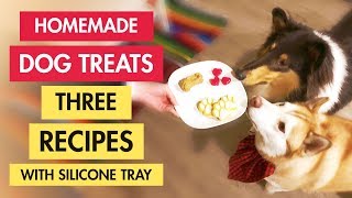 Homemade Dog Treats Recipes (DIY): Frozen Pumpkin, Gummy Hearts + more