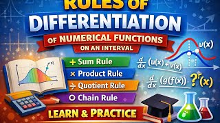 :📘 Rules of Differentiation of Numerical Functions on an Interval