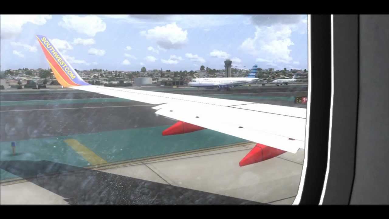[HD FSX] SOUTHWEST AIRLINES DEPARTURE FROM SAN DIEGO(KSAN) - YouTube