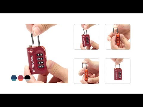 Video Cách mở khóa số vali TSA và cách đổi mật khẩu khóa số... - youtube