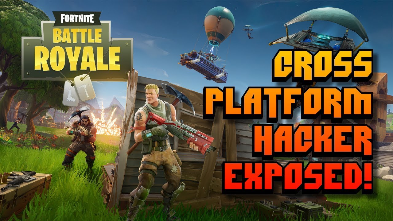 Fortnite Cross Platform HACKER!  Why would EPIC allow cross platform PVP!?  YouTube