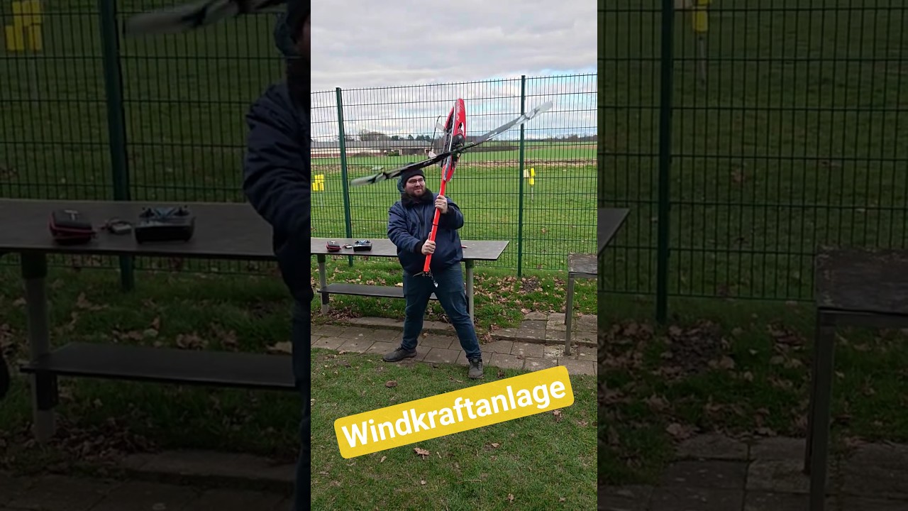 Wir laden unsere Flugakkus mit Windkraft! #modellflug
