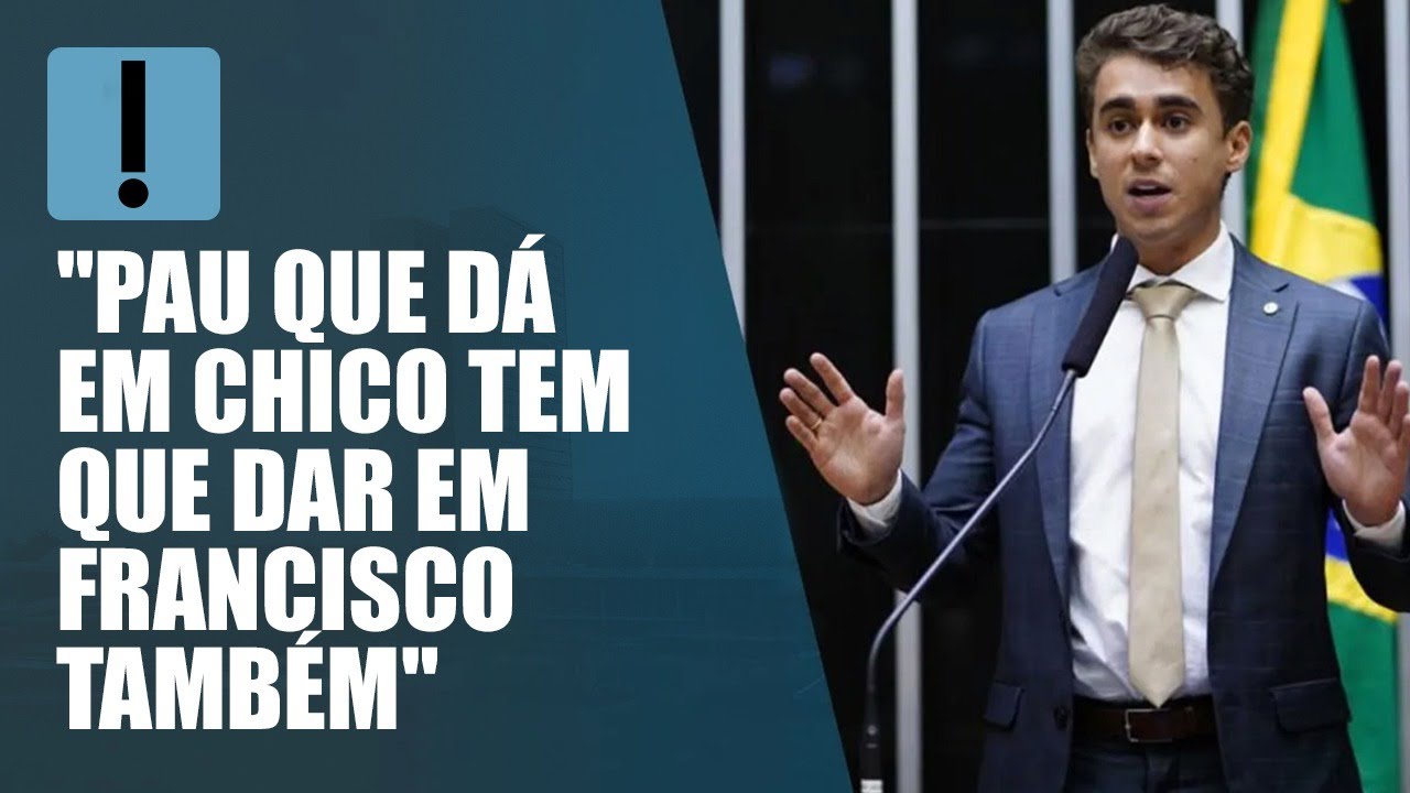 Nikolas Ferreira compara o caso de Anderson Torres ao do agora ex-chefe do GSI Gonçalves Dias