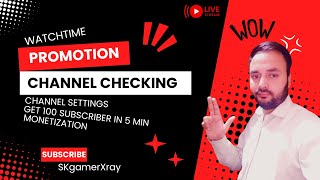 Live Youtube Channel Promotion | 100 subscribers in 5 min | Channel checking | 27 octo 2025