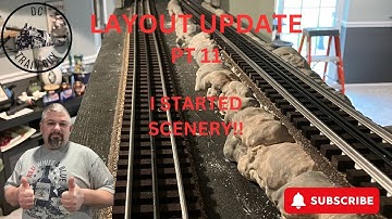 LAYOUT UPDATE PT 11 I STARTED SCENERY!!
