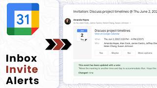 How to Get Email Notifications for New Google Calendar Invitations