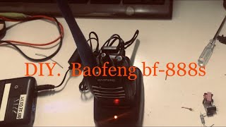 Переделка зарядного стакана для радиостанции Baofeng bf888s . DIY