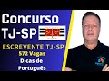 Concurso Escrevente do TJ-SP 2024 – Escrevente Técnico Judiciário – Português – Prof. Dorival C. Jr