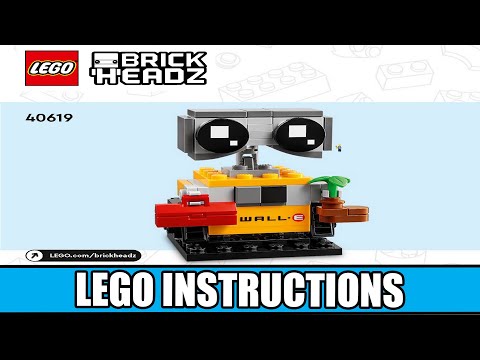 LEGO Instructions, BrickHeadz, 40619