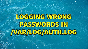 logging wrong passwords in /var/log/auth.log