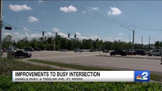 Improvements to busy intersections at Daniels Pkwy &amp; Treeline Ave in Fort Myers