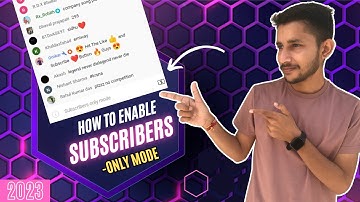 How to Enable "SUBSCRIBER ONLY CHAT" on YouTube Live Stream | Subscribers Kaise Badhaye 2023