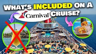 What's INCLUDED on a Carnival Cruise? Food, drinks, activities, and more!