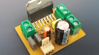 TDA7297 Compact Sized Stereo Amplifier Board In DIY PCB / Single Supply Dual Bridge 15 +15W RMS