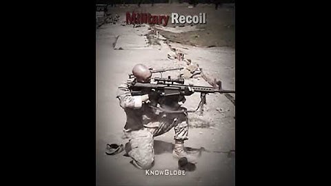 Civilian Recoil vs Military Recoil 🤐  #shortsfeed #military #shorts