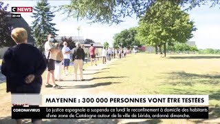 Mayenne : 3 000 000 personnes ont été testées ce lundi