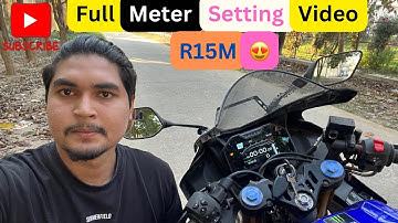 Full Meter Setting Video 😍 | R15 V4 M MotoGP Edition | R15 V4 M | #r15m #meter #settings #video